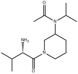 N-[1-((S)-2-AMino-3-Methyl-butyryl)-piperidin-3-yl]-N-isopropyl-acetaMide Structure