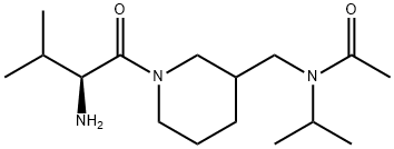 N-[1-((S)-2-AMino-3-Methyl-butyryl)-piperidin-3-ylMethyl]-N-isopropyl-acetaMide 구조식 이미지