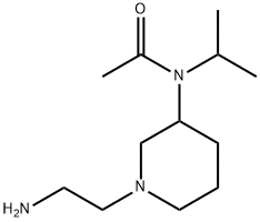 N-[1-(2-AMino-ethyl)-piperidin-3-yl]-N-isopropyl-acetaMide Structure