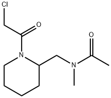 N-[1-(2-Chloro-acetyl)-piperidin-2-ylMethyl]-N-Methyl-acetaMide Structure