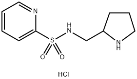 Pyridine-2-sulfonic acid (pyrrolidin-2-ylMethyl)-aMide hydrochloride Structure