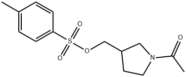 Toluene-4-sulfonic acid 1-acetyl-pyrrolidin-3-ylMethyl ester Structure