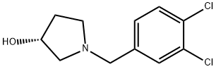 (R)-1-(3,4-Dichloro-benzyl)-pyrrolidin-3-ol 구조식 이미지