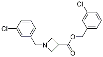 1-(3-Chloro-benzyl)-azetidine-3-carboxylic acid 3-chloro-benzyl ester Structure