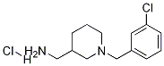 [1-(3-Chloro-benzyl)-piperidin-3-yl]-methyl-amine hydrochloride 구조식 이미지