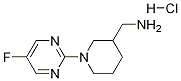 [1-(5-Fluoro-pyrimidin-2-yl)-piperidin-3-yl]-methyl-amine hydrochloride 구조식 이미지