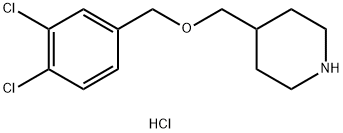 4-(3,4-Dichloro-benzyloxymethyl)-piperidine hydrochloride Structure