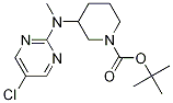 3-[(5-Chloro-pyrimidin-2-yl)-methyl-amino]-piperidine-1-carboxylic acid tert-butyl ester Structure