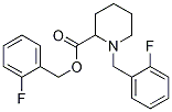 1-(2-Fluoro-benzyl)-piperidine-2-carboxylic acid 2-fluoro-benzyl ester 구조식 이미지