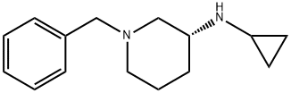 ((R)-1-Benzyl-piperidin-3-yl)-cyclopropyl-aMine Structure