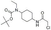 (1R,4R)- [4-(2-Chloro-acetylaMino)-cyclohexyl]-ethyl-carbaMic acid tert-butyl ester 구조식 이미지