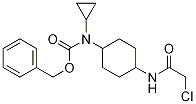 (1R,4R)-[4-(2-Chloro-acetylaMino)-cyclohexyl]-cyclopropyl-carbaMic acid benzyl ester 구조식 이미지