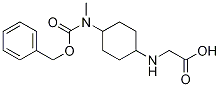 (1R,4R)-[4-(Benzyloxycarbonyl-Methyl-aMino)-cyclohexylaMino]-acetic acid 구조식 이미지