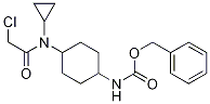 (1R,4R)-{4-[(2-Chloro-acetyl)-cyclopropyl-aMino]-cyclohexyl}-carbaMic acid benzyl ester Structure