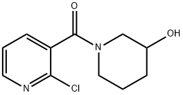 (2-Chloro-pyridin-3-yl)-(3-hydroxy-piperidin-1-yl)-Methanone Structure