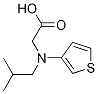 (Isopropyl-thiophen-3-ylMethyl-aMino)-acetic acid 구조식 이미지