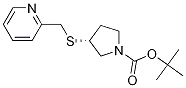 (R)-3-(Pyridin-2-ylMethylsulfanyl)-
pyrrolidine-1-carboxylic acid tert-
butyl ester Structure