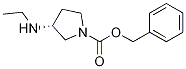 (R)-3-EthylaMino-pyrrolidine-1-carboxylic acid benzyl ester 구조식 이미지