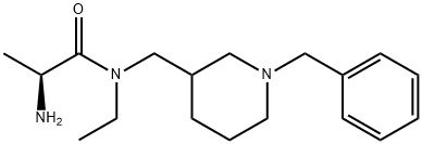 (S)-2-AMino-N-(1-benzyl-piperidin-3-ylMethyl)-N-ethyl-propionaMide Structure