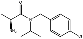 (S)-2-AMino-N-(4-chloro-benzyl)-N-isopropyl-propionaMide Structure
