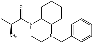 (S)-2-AMino-N-[2-(benzyl-ethyl-aMino)-cyclohexyl]-propionaMide 구조식 이미지