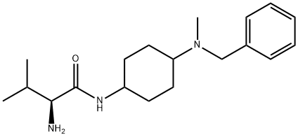 (S)-2-AMino-N-[4-(benzyl-Methyl-aMino)-cyclohexyl]-3-Methyl-butyraMide Structure