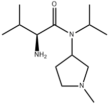 (S)-2-AMino-N-isopropyl-3-Methyl-N-(1-Methyl-pyrrolidin-3-yl)-butyraMide Structure