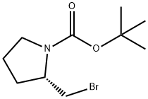 (S)-2-BroMoMethyl-pyrrolidine-1-carboxylicacidtert-부틸에스테르 구조식 이미지
