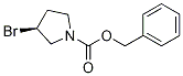 (S)-3-BroMo-pyrrolidine-1-carboxylic acid benzyl ester Structure