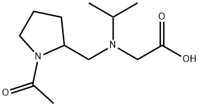 [(1-Acetyl-pyrrolidin-2-ylMethyl)-isopropyl-aMino]-acetic acid 구조식 이미지