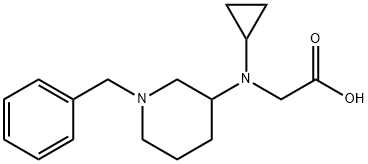 [(1-Benzyl-piperidin-3-yl)-cyclopropyl-aMino]-acetic acid Structure