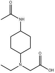 [(4-AcetylaMino-cyclohexyl)-ethyl-aMino]-acetic acid 구조식 이미지