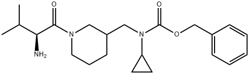 [1-((S)-2-AMino-3-Methyl-butyryl)-piperidin-3-ylMethyl]-cyclopropyl-carbaMic acid benzyl ester Structure