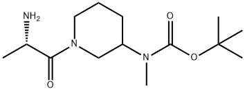 [1-((S)-2-AMino-propionyl)-piperidin-3-yl]-Methyl-carbaMic acid tert-butyl ester 구조식 이미지