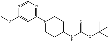 [1-(6-Methoxy-pyriMidin-4-yl)-piperidin-4-yl]-carbaMic acid tert-butyl ester Structure