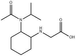 [2-(Acetyl-isopropyl-aMino)-cyclohexylaMino]-acetic acid 구조식 이미지