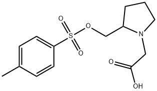 [2-(Toluene-4-sulfonyloxyMethyl)-pyrrolidin-1-yl]-acetic acid Structure