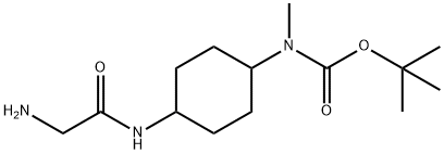 [4-(2-AMino-acetylaMino)-cyclohexyl]-Methyl-carbaMic acid tert-butyl ester 구조식 이미지