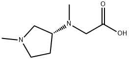 [Methyl-((R)-1-Methyl-pyrrolidin-3-yl)-aMino]-acetic acid Structure