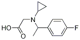 {Cyclopropyl-[1-(4-fluoro-phenyl)-ethyl]-aMino}-acetic acid 구조식 이미지