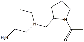 1-(2-{[(2-AMino-ethyl)-ethyl-aMino]-Methyl}-pyrrolidin-1-yl)-ethanone 구조식 이미지