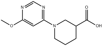 1-(6-Methoxy-pyriMidin-4-yl)-piperidine-3-carboxylic acid Structure