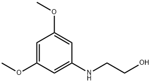 2-(3,5-DiMethoxy-phenylaMino)-ethanol Structure