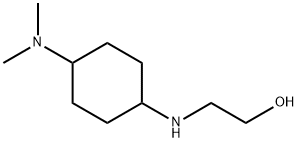 2-(4-DiMethylaMino-cyclohexylaMino)-ethanol Structure