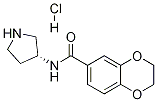 2,3-Dihydro-benzo[1,4]dioxine-6-carboxylic acid (R)-pyrrolidin-3-ylaMide hydrochloride Structure