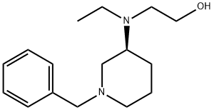 2-[((S)-1-Benzyl-piperidin-3-yl)-ethyl-aMino]-ethanol Structure