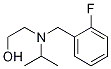 2-[(2-Fluoro-benzyl)-isopropyl-aMino]-ethanol Structure