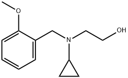 2-[Cyclopropyl-(2-Methoxy-benzyl)-aMino]-ethanol Structure