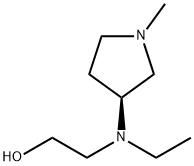 2-[Ethyl-((S)-1-Methyl-pyrrolidin-3-yl)-aMino]-ethanol 구조식 이미지