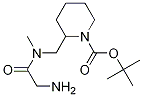 2-{[(2-AMino-acetyl)-Methyl-aMino]-Methyl}-piperidine-1-carboxylic acid tert-butyl ester Structure